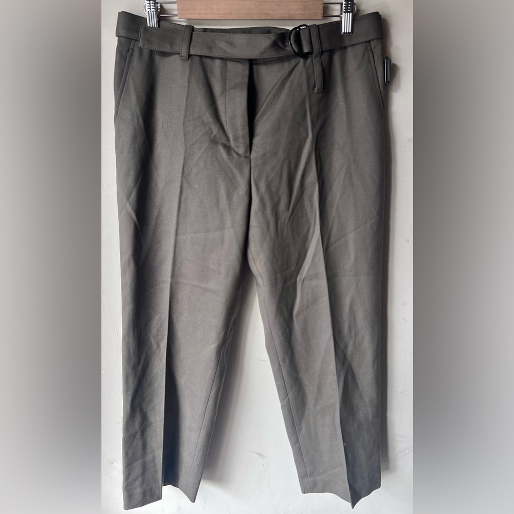 💚 3.1 PHILLIP LIM BELTED‎ TROUSER WOOL PANTS